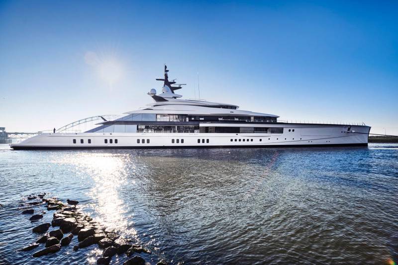 109m Oceanco Project Bravo on sea trials