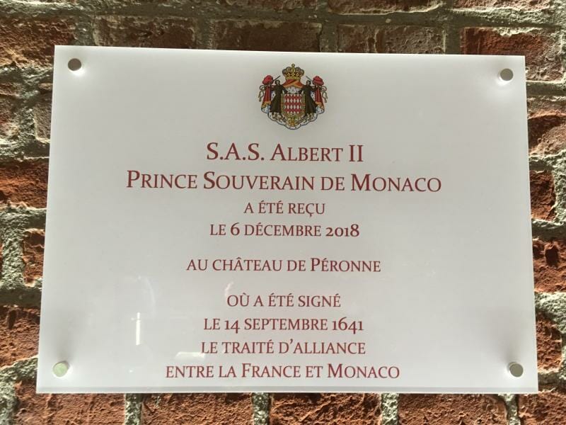 Prince Albert visits Peronne