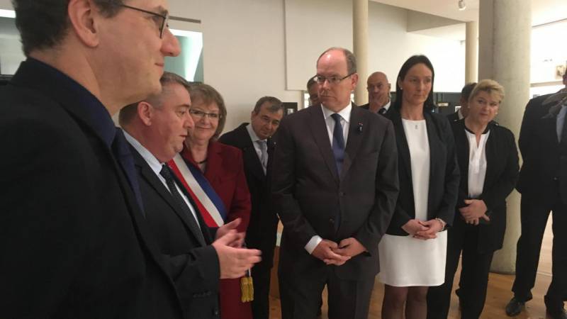 Prince Albert visits Peronne