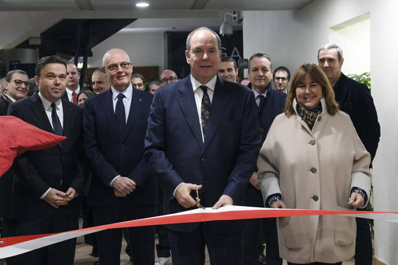 Monaco Station pedestrian underpass