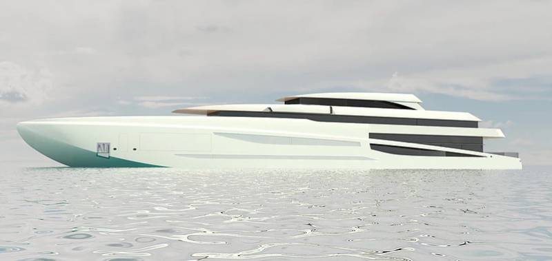 90-meter superyacht Project #6 by YXXI Yacht Design