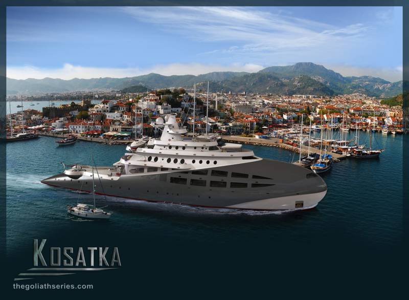 Steve Kozloff unveils the concept of an ice-class yacht Kosatka