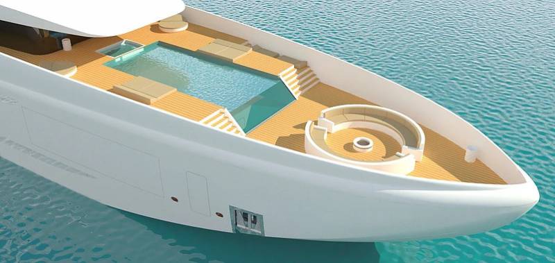 90-meter superyacht Project #6 by YXXI Yacht Design