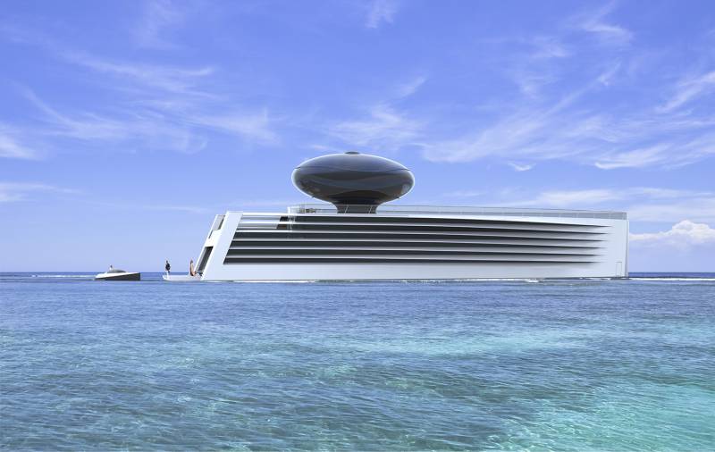 Design Agency Tjep presented a new electric yacht concept EAU