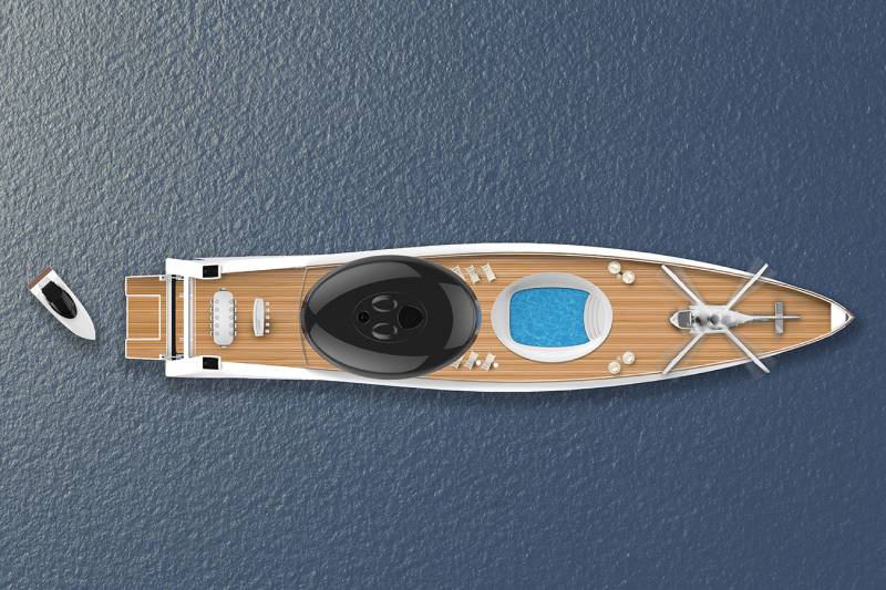 Design Agency Tjep presented a new electric yacht concept EAU