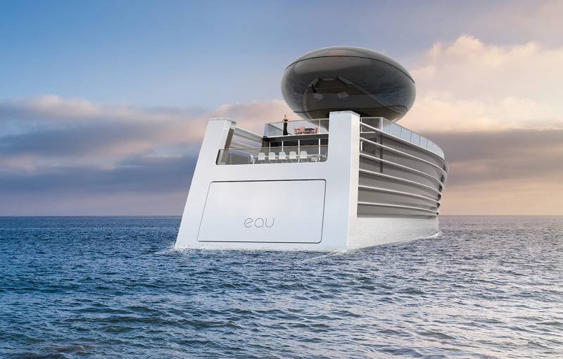 Design Agency Tjep presented a new electric yacht concept EAU