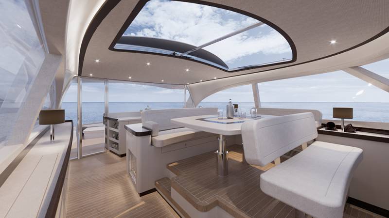 Zeelander Z72 a close look at the new 22-meter flagship. Design inspired by Porsche