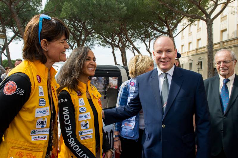 Prince Albert launches Rallye des Gazelles