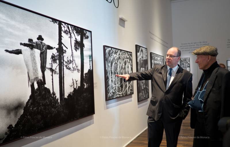 Prince Albert attends Human Rights Photography Exhibition