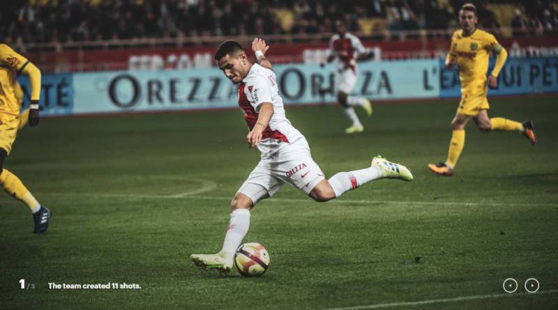 A valuable victory for the AS Monaco against Nantes 1-0