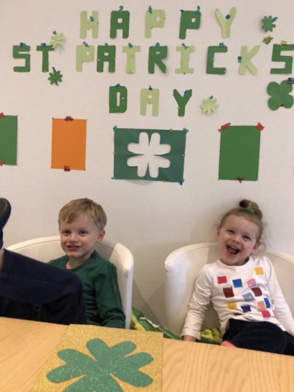 Jacques and Gabriella celebrate St Patrick’s Day