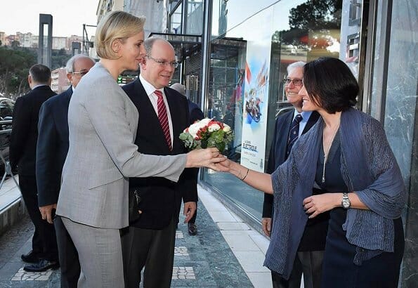 Prince Albert and Princess Charlene attended the general assembly of Monegasque Road Safety Association