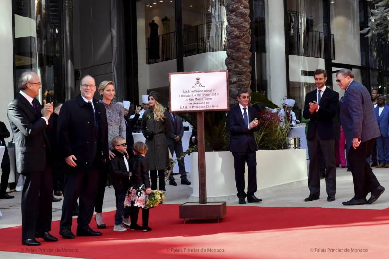 Princely Family inaugurates One Monte-Carlo Complex and Princess Charlene Walk