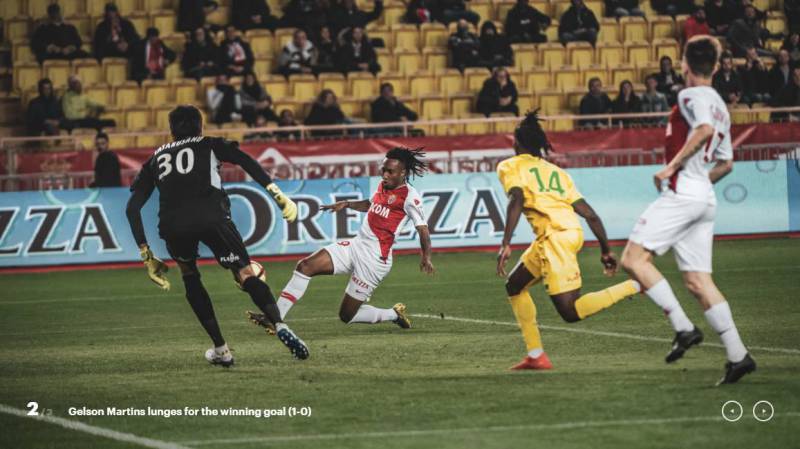 A valuable victory for the AS Monaco against Nantes 1-0