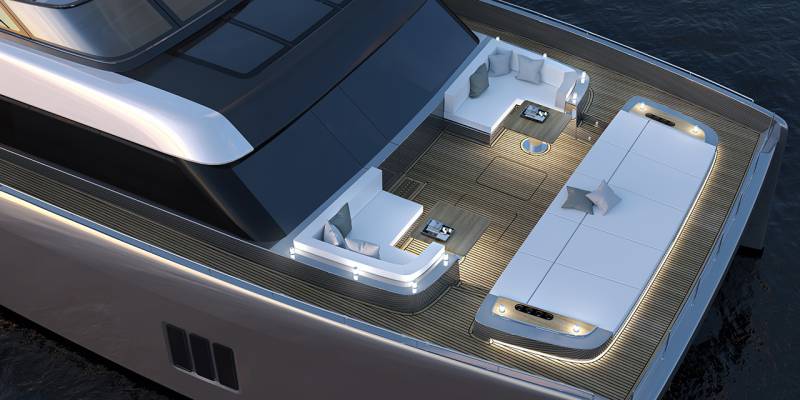 80 Sunreef Power catamaran- interior's first look