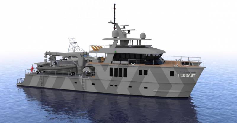 39-meter superyacht The Beast close to delivery