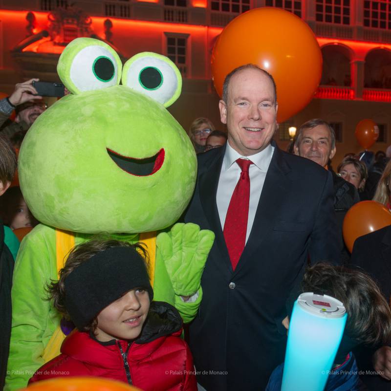 Prince Albert participates in 4th march for Pediatric Cancer