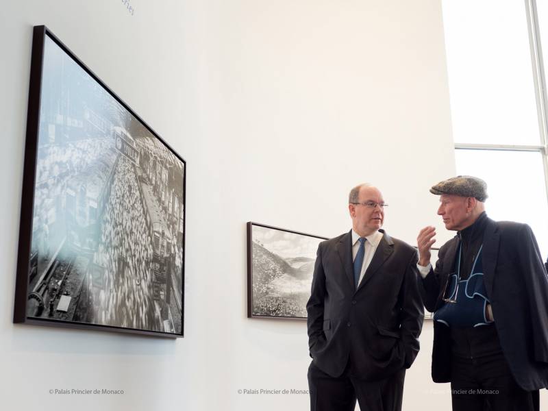 Prince Albert attends Human Rights Photography Exhibition