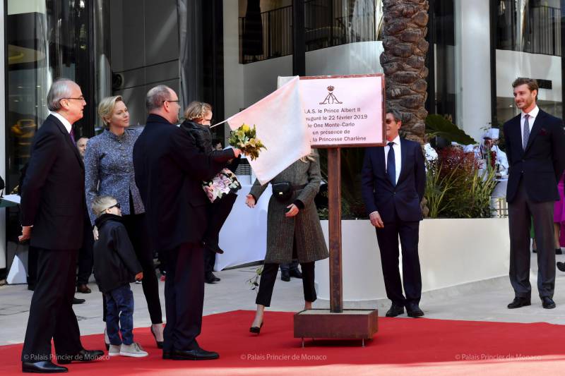 Princely Family inaugurates One Monte-Carlo Complex and Princess Charlene Walk