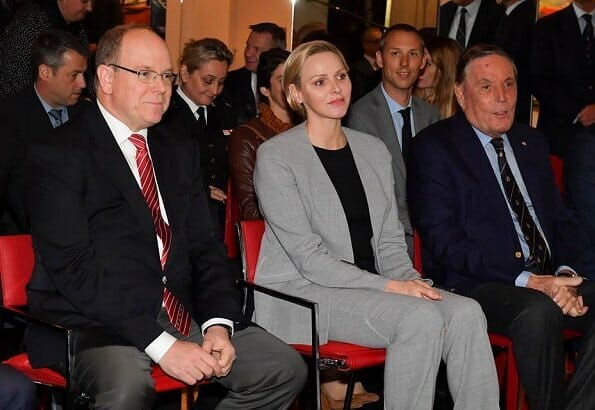 Prince Albert and Princess Charlene attended the general assembly of Monegasque Road Safety Association