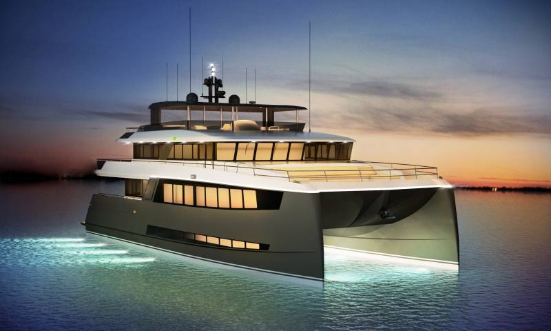New 25-meter concept in catamaran design