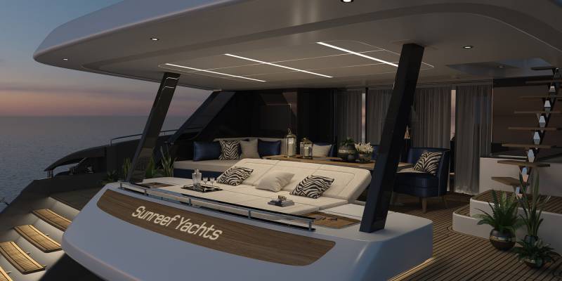 80 Sunreef Power catamaran- interior's first look