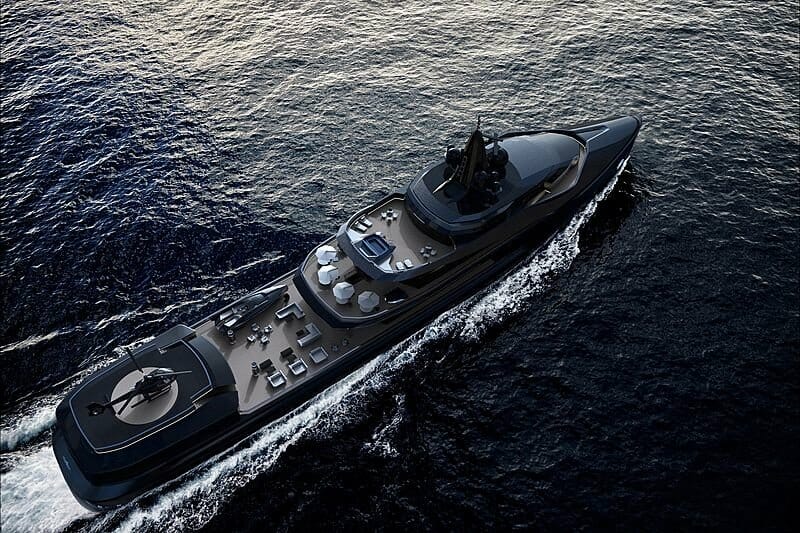 105-metre extreme expedition superyacht Esquel by Oceanco