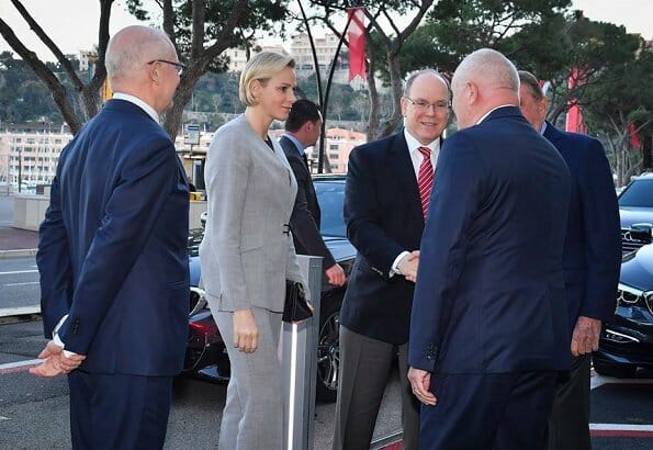 Prince Albert and Princess Charlene attended the general assembly of Monegasque Road Safety Association