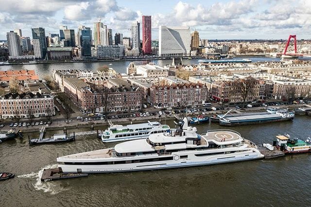 93m Feadship superyacht Lady S approaching her delivery date