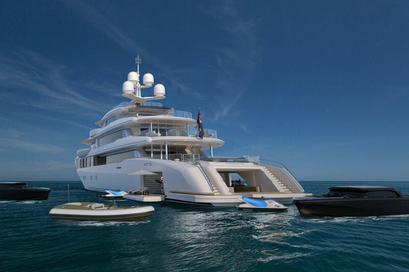 74m Turquoise superyacht Vallicelli sold and under construction