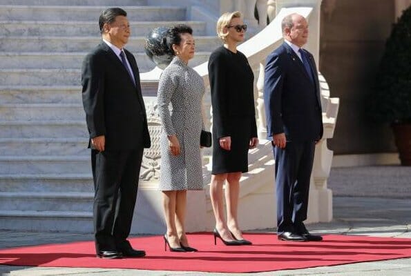 Prince Albert II and Princess Charlene hosted President Xi Jinping of China and his wife Peng Liyuan