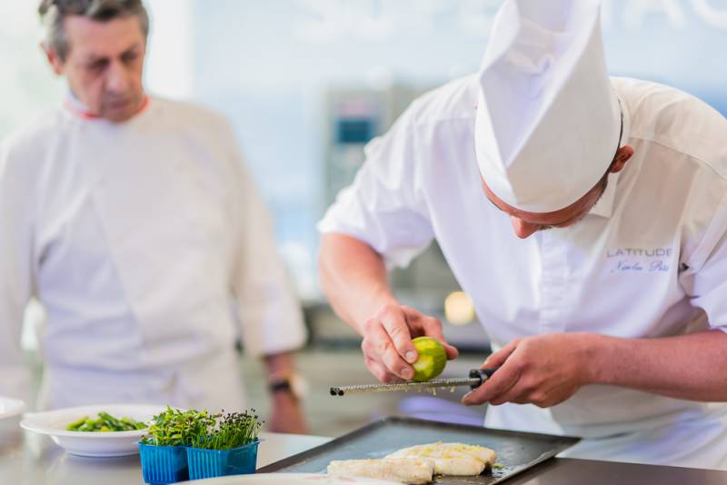 Superyacht Chefs competition at the Yacht Club de Monaco