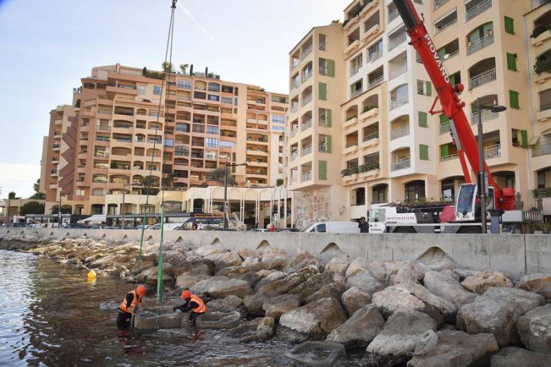 Environmental restoration programme at Port of Fontvieille