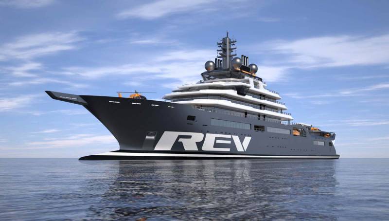 REV The biggest explorer superyacht in the world taking shape in Romania