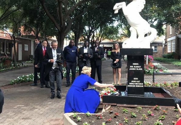 Princess Charlene attended Johannesburg Royal Race Day event