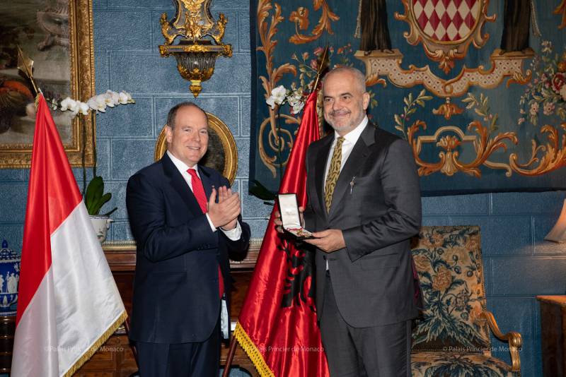 Prime Minister of Albania visits Prince Albert