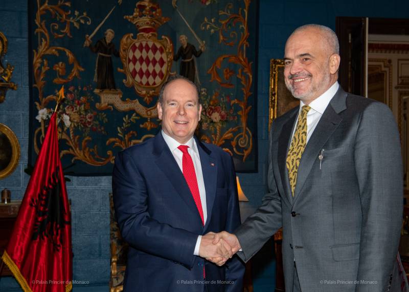 Prime Minister of Albania visits Prince Albert