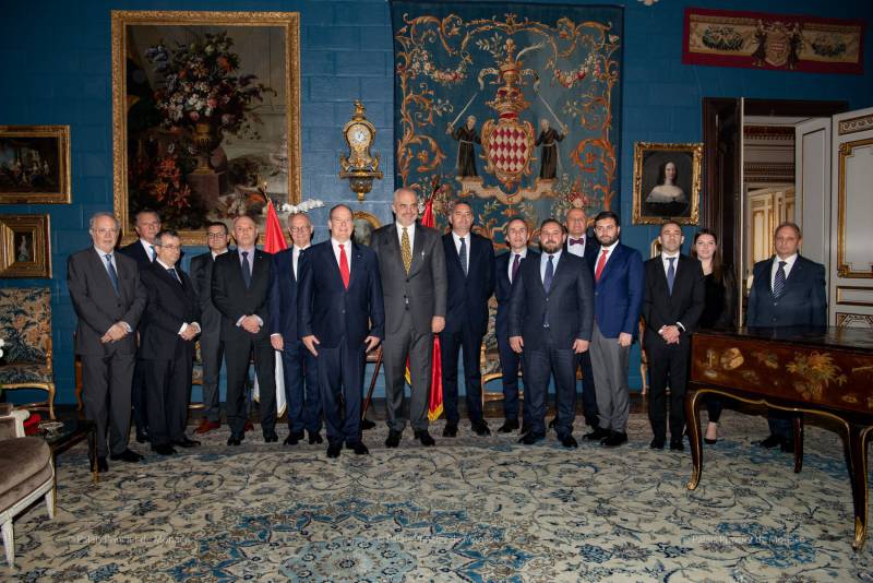 Prime Minister of Albania visits Prince Albert