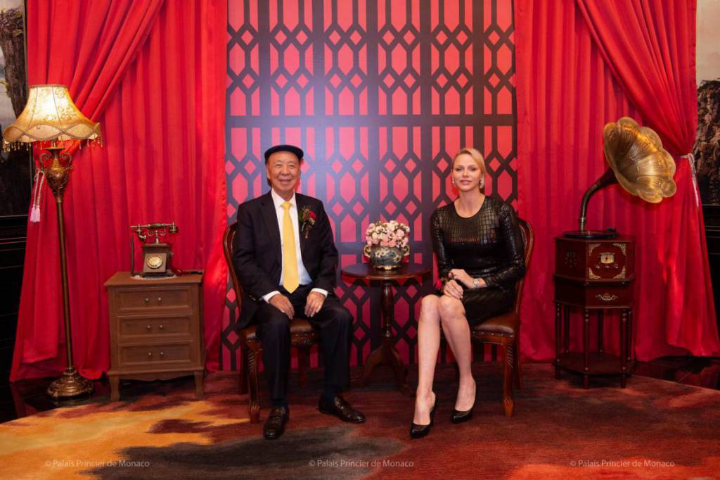 Princess Charlene opened Grace Kelly exhibition at the Galaxy Macau