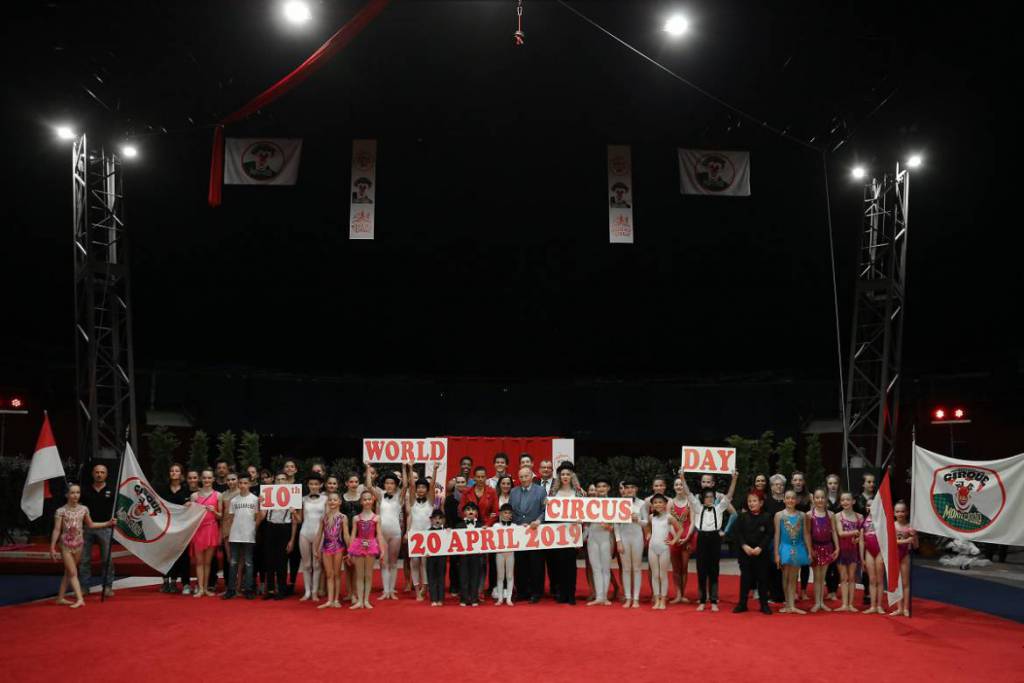 10th World Circus Day celebrated in Monaco