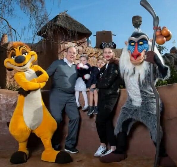 Prince Jacques and Princess Gabriella visited Paris Disneyland