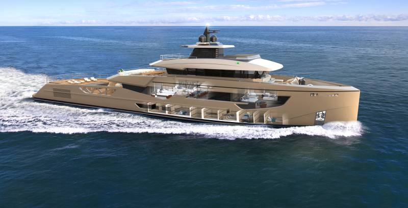 New details about Rosetti 52m Supply Vessel Yacht