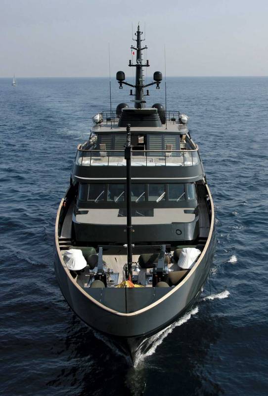 Dark green is the new black: inside Giorgio Armani’s 60m yacht Main
