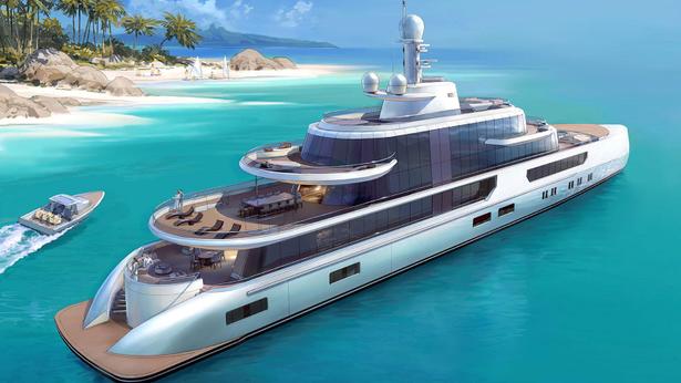 80m Abeking & Rasmussen Excellence approaches her launch