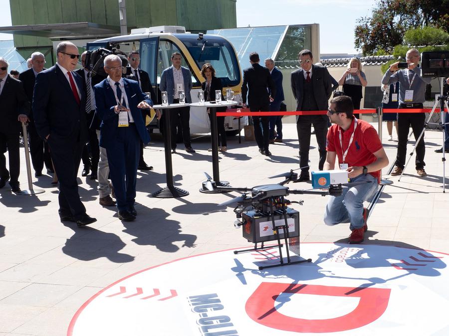 First packages delivered by Drone in the Principality