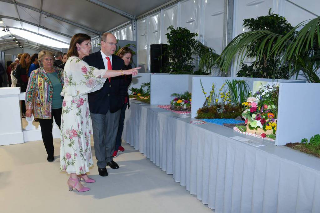 Prince Albert and Princess Caroline Bouquet Competition