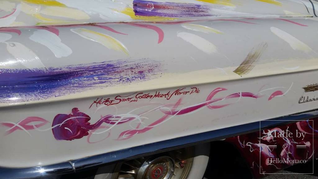 Heiko Saxo Rolling Work of Art and Queen Elizabeth in Monaco
