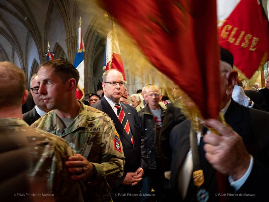 Prince Albert attends 75th Anniversary of D-Day