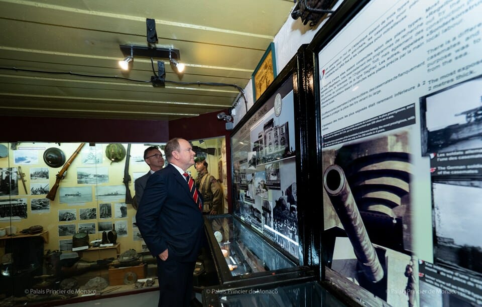 Prince Albert attends 75th Anniversary of D-Day