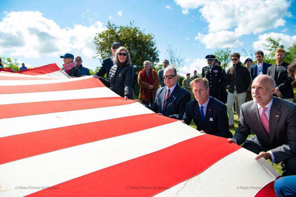 Prince Albert attends 75th Anniversary of D-Day